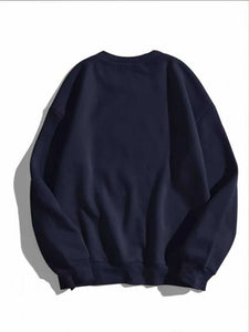 Fifth Avenue DIFT258 Printed Sweatshirt - Navy Blue