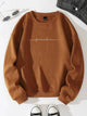 Fifth Avenue DIFT300 Printed Sweatshirt - Brown
