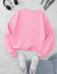 Lemon Tart Women's Printed Sweatshirt LTWPRSW1 - Pink