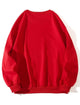 Lemon Tart Women's Printed Sweatshirt LTWPRSW1 - Red
