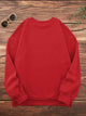 Lemon Tart Women's Printed Sweatshirt LTWPRSW3 - Red