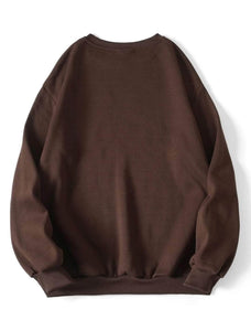 LLemon Tart Women's Printed Sweatshirt LTWPRSW1 - Brown