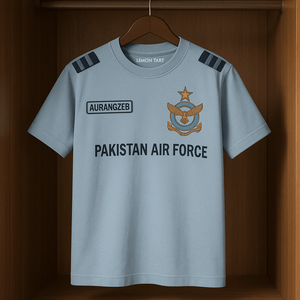 Mens Sticker Printed T-Shirt - LTMPRTAF1 - Light Blue