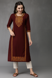 Lemon Tart LT25KC5 Embroidered Unstitched Cotton Kurti