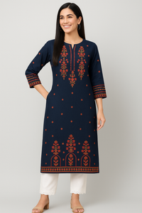 Lemon Tart LT25KC3 Embroidered Unstitched Cotton Kurti