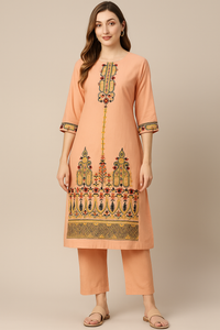 Lemon Tart LT25KC8 Embroidered Unstitched Cotton Kurti