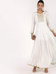 Fifth Avenue Clothing WOMK13 Lace Detail Kurti Dress - White