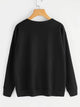Fifth Avenue DIFT13 Printed Sweatshirt - Black