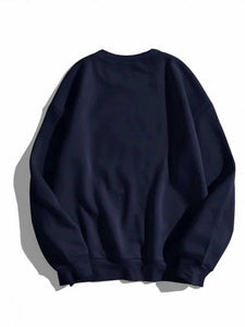 Fifth Avenue DIFT229 Printed Sweatshirt - Navy Blue