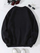 Fifth Avenue DIFT275 Printed Sweatshirt - Black