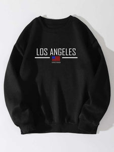 Fifth Avenue DIFT294 Printed Sweatshirt - Black