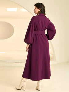 Lemon Tart Button Detail Maxi Dress LTAMD684