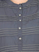 Lemon Tart Clothing LTK158 Pintuck Detail Stitched Kurti - Grey