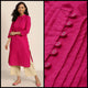 Lemon Tart Clothing LTK160 Pintuck Detail Stitched Kurti - Pink