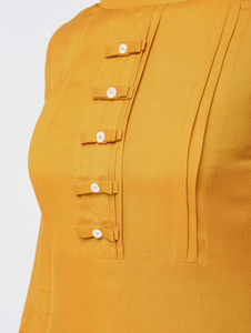Lemon Tart Clothing LTK22 Stitch Detail Kurti - Yellow