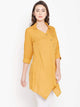 Lemon Tart Clothing LTK3 Overlap Detail Lawn Kurti - Yellow