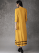 Lemon Tart Clothing LTK5 Button and Tassel Lace Detail Kurti Dress - Yellow