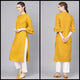 Lemon Tart Clothing LTK53 Pintuck Detail Kurti - Yellow