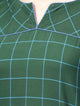 Lemon Tart Clothing LTK93 Grid Print Detail Stitched Kurti