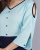 Lemon Tart Color Block Detail Long Maxi Dress LTAMD616