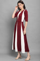 Lemon Tart Color Block Detail Long Maxi Dress LTAMD617 - WM