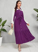 Lemon Tart Color Block Detail Maxi Dress LTAMD672