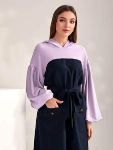 Lemon Tart Color Block Detail Maxi Dress LTAMD673
