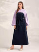 Lemon Tart Color Block Detail Maxi Dress LTAMD673