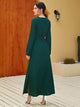 Lemon Tart Contrast Detail Long Maxi Dress LTAMD351
