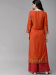 Lemon Tart CUTS372 Gold Foil Printed Unstitched Cambric Kurti