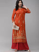 Lemon Tart CUTS372 Gold Foil Printed Unstitched Cambric Kurti