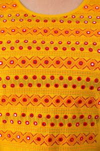 Lemon Tart CUTS425 Embroidered Unstitched Cotton Kurti