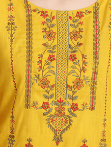 Lemon Tart CUTS47 Embroiderd Unstitched Cambric Kurti