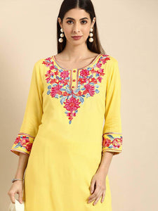 Lemon Tart CUTS475 Embroidered Unstitched Cotton Kurti