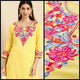 Lemon Tart CUTS475 Embroidered Unstitched Cotton Kurti