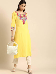 Lemon Tart CUTS475 Embroidered Unstitched Cotton Kurti