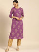 Lemon Tart CUTS479 Gold Foil Block Printed Unstitched Cambric Kurti