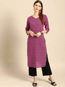 Lemon Tart CUTS483 Block Printed Unstitched Cambric Kurti