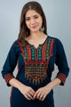 Lemon Tart CUTS489 Embroidered Unstitched Cotton Kurti