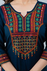 Lemon Tart CUTS489 Embroidered Unstitched Cotton Kurti