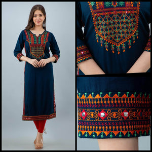 Lemon Tart CUTS489 Embroidered Unstitched Cotton Kurti