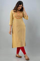 Lemon Tart CUTS491 Embroidered Unstitched Cotton Kurti