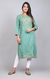 Lemon Tart CUTS494 Embroidered Unstitched Cotton Kurti