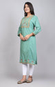 Lemon Tart CUTS494 Embroidered Unstitched Cotton Kurti