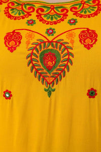 Lemon Tart CUTS511 Embroidered Unstitched Cotton Kurti