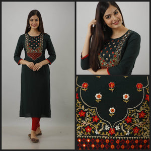 Lemon Tart CUTS529 Embroidered Unstitched Cotton Kurti