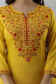 Lemon Tart CUTS530 Embroidered Unstitched Cotton Kurti