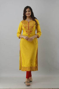 Lemon Tart CUTS530 Embroidered Unstitched Cotton Kurti