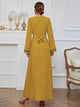 Lemon Tart Embroidered Detail Long Maxi Dress LTAMD527