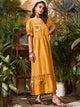 Lemon Tart Embroidered Detail Long Maxi Dress LTAMD646